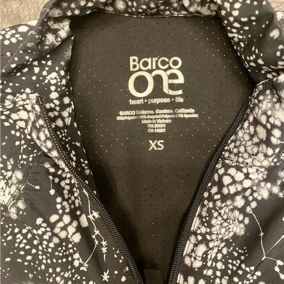 Barco Uniforms Black and White Jacket - Picture 2 of 3